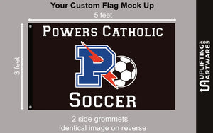 AMMCP Custom Flag - Football or Soccer Uplifting Artware