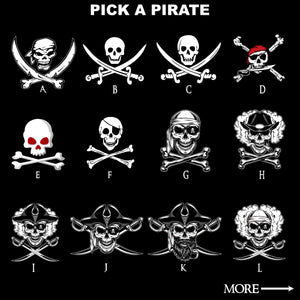 Personalized Pirate Flag Uplifting Artware