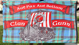 Clan Gunn Flag Uplifting Artware