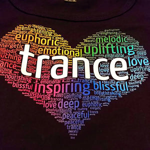 Trance Love Rainbow T-Shirt Uplifting Artware